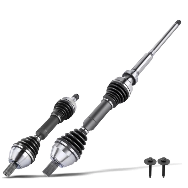 2008-2015 Volvo XC70 2-Pc CV Axle Shaft Assembly Front Driver & Passenger A-Premium APCVA2366