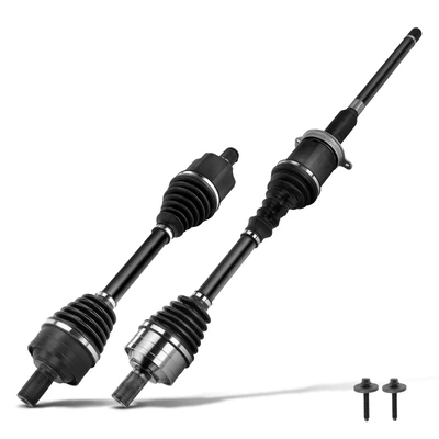 2 Pcs Front CV Axle Shaft Assembly