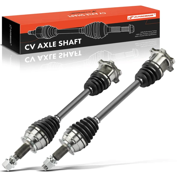 2-Pc CV Axle Shaft Assembly, Rear Driver & Passenger, A-Premium APCVA2809