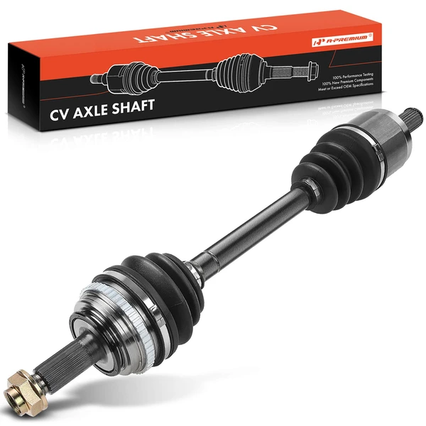 1991-1993 Honda Accord 1-Pc CV Axle Shaft Assembly Front Driver Side A-Premium APCVA534