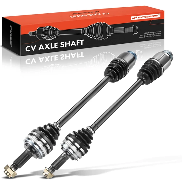 2-Pc CV Axle Shaft Assembly Rear Driver & Passenger A-Premium APCVA1403