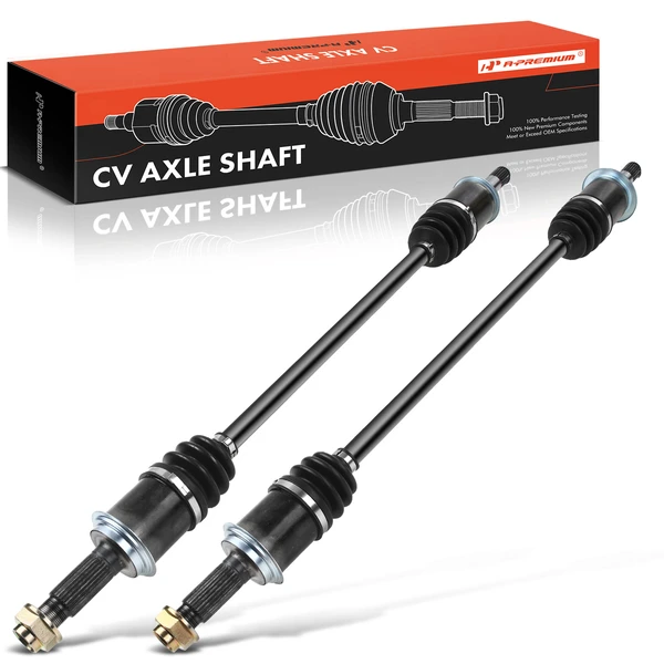 2-Pc CV Axle Shaft Assembly Rear Driver & Passenger A-Premium APCVA1541