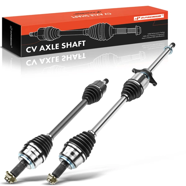 2-Pc CV Axle Shaft Assembly Front Driver & Passenger A-Premium APCVA2217