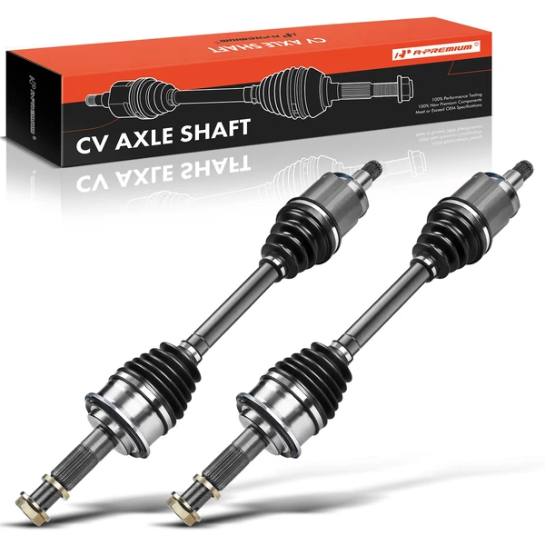 2001-2007 Toyota Sequoia 2-Pc CV Axle Shaft Assembly Front Driver & Passenger A-Premium APCVA1581