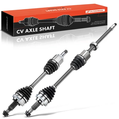 2 Pcs Front CV Axle Shaft Assembly