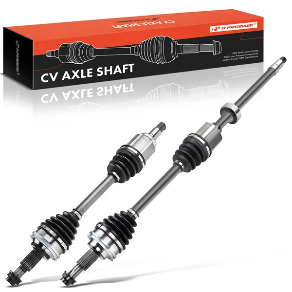 2-Pc CV Axle Shaft Assembly Front Driver & Passenger A-Premium APCVA1583