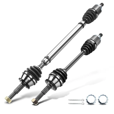 2 Pcs Front CV Axle Shaft Assembly