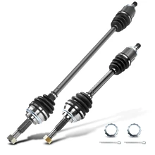 1991-1992 Nissan Sentra 2pc CV Axle Shaft Assembly Front Driver & Passenger A-Premium APCVA1619