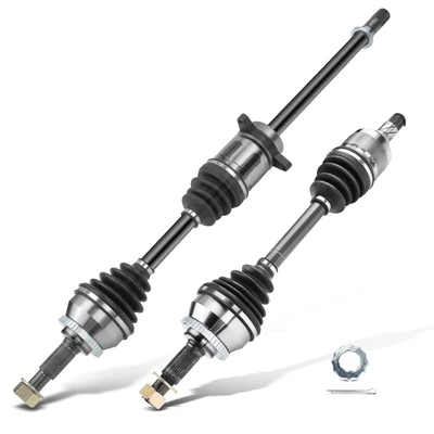 2 Pcs Front CV Axle Shaft Assembly