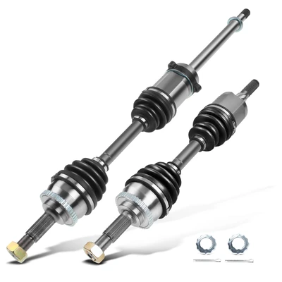 2 Pcs Front CV Axle Shaft Assembly