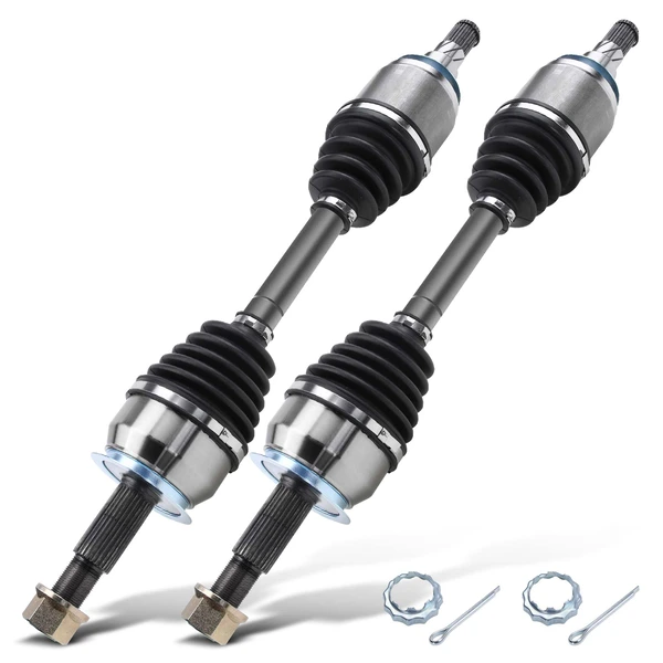 2009-2012 Suzuki Equator 2-Pc CV Axle Shaft Assembly Front Driver & Passenger A-Premium APCVA1254