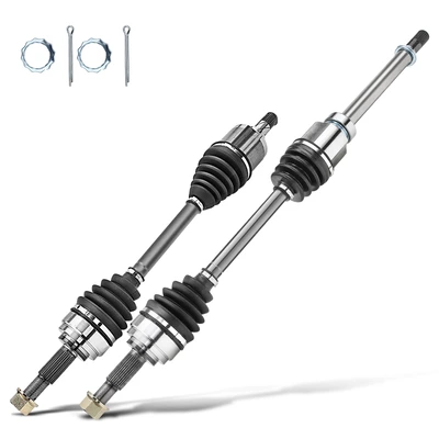 2 Pcs Front CV Axle Shaft Assembly