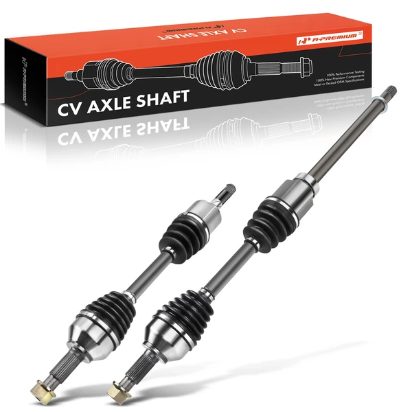2008-2013 Nissan Rogue 2-Pc CV Axle Shaft Assembly Front Driver & Passenger A-Premium APCVA1353