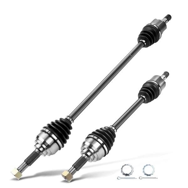 2013-2014 Nissan Tiida 2-Pc CV Axle Shaft Assembly Front Driver & Passenger A-Premium APCVA1625