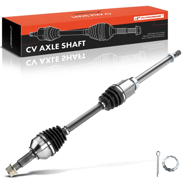 2008-2013 Nissan Rogue 1-Pc CV Axle Shaft Assembly Front Right Passenger Side A-Premium APCVA874