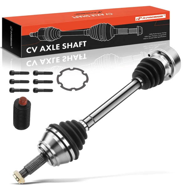1980-1983 Volkswagen Rabbit Pickup 1-Pc CV Axle Shaft Assembly Front Driver Side A-Premium APCVA879