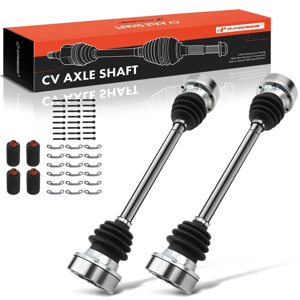 1987-1988 Porsche 924 2-Pc CV Axle Shaft Assembly Rear Driver & Passenger A-Premium APCVA1354