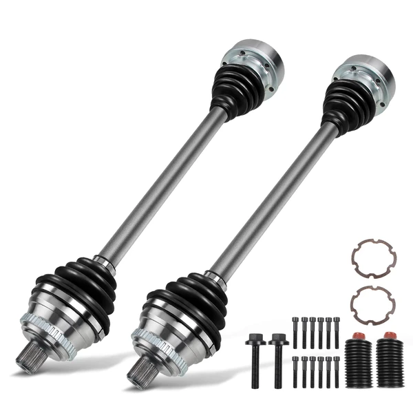 2-Pc CV Axle Shaft Assembly Rear Driver & Passenger A-Premium APCVA1591