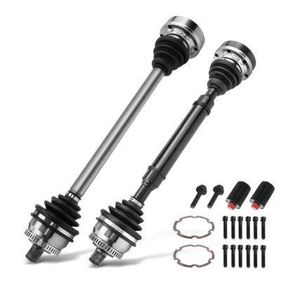 2 Pcs Front CV Axle Shaft Assembly
