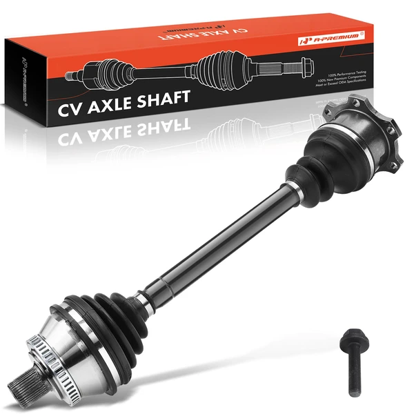 2000-2002 Audi S4 1-Pc CV Axle Shaft Assembly Front Left Driver Side A-Premium APCVA906