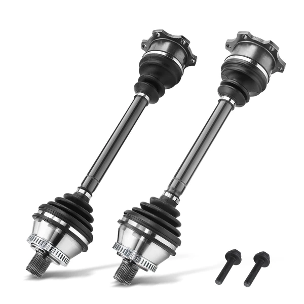 1996-2001 Audi A4 2-Pc CV Axle Shaft Assembly Front Driver & Passenger A-Premium APCVA1292