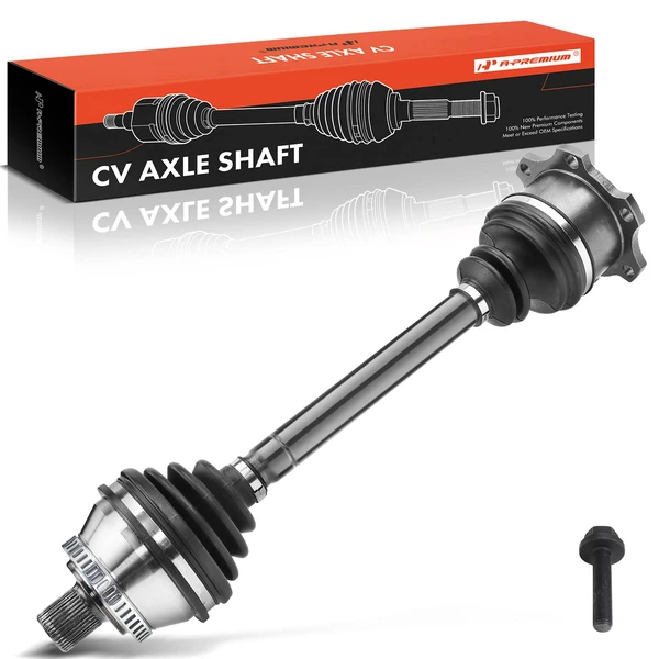 1996-2001 Audi A4 1-Pc CV Axle Shaft Assembly Front Right Passenger Side A-Premium APCVA907