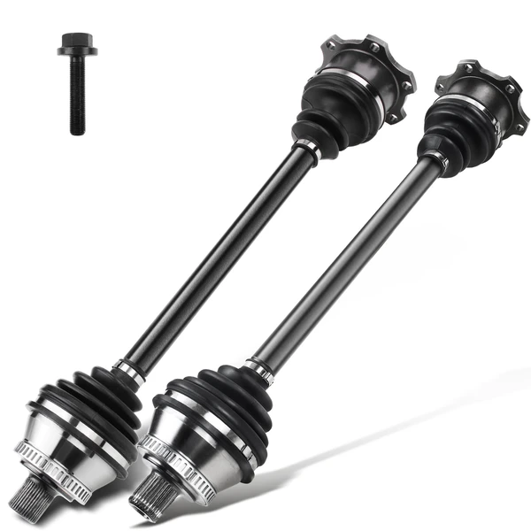 1996-2001 Audi A4 2-Pc CV Axle Shaft Assembly Front Driver & Passenger A-Premium APCVA1629