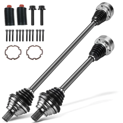2 Pcs Front CV Axle Shaft Assembly