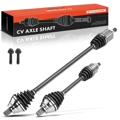 2 Pcs Front CV Axle Shaft Assembly
