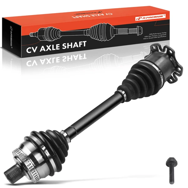 2003-2004 Audi RS6 1-Pc CV Axle Shaft Assembly Front Driver Side A-Premium APCVA945
