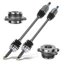 Rear CV Axle Shaft + Hub Bearing