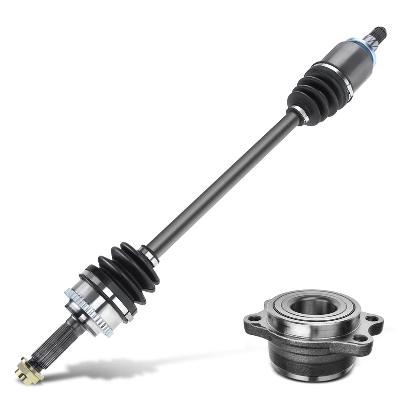 Rear Driver CV Axle Shaft + Hub Bearing for 2004 Subaru Legacy