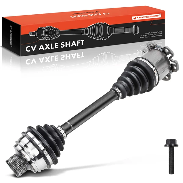 2008-2012 Audi A5 Quattro 1-Pc CV Axle Shaft Assembly Front Driver or Passenger A-Premium APCVA969