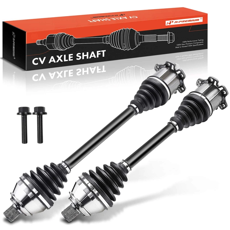 2 Pcs Front CV Axle Shaft Assembly for Audi A6 Quattro 2005-2011