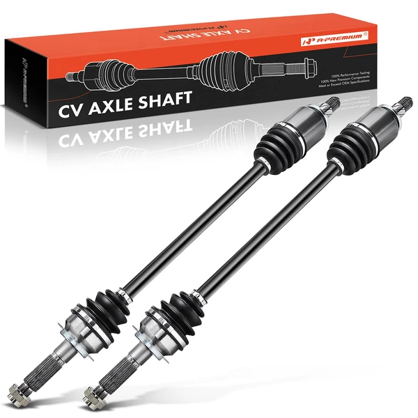 2-Pc CV Axle Shaft Assembly Rear Driver & Passenger A-Premium APCVA1421