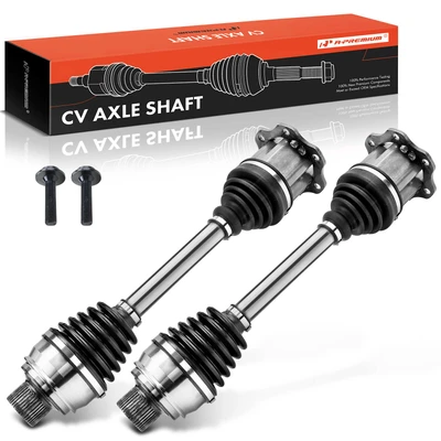 2 Pcs Front CV Axle Shaft Assembly