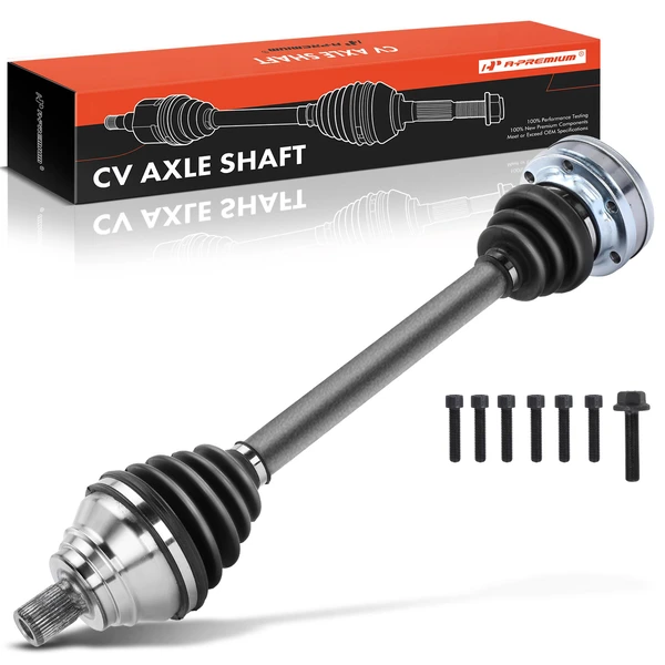 1-Pc CV Axle Shaft Assembly Front Passenger Side A-Premium APCVA2412