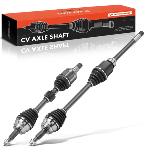 2-Pc CV Axle Shaft Assembly Front Driver & Passenger A-Premium APCVA3380