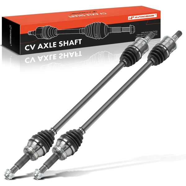 2-Pc CV Axle Shaft Assembly Rear Driver & Passenger A-Premium APCVA3350