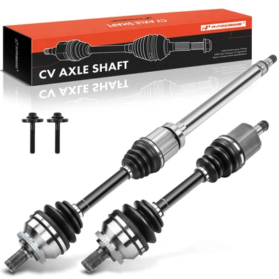 2 Pcs Front CV Axle Shaft Assembly