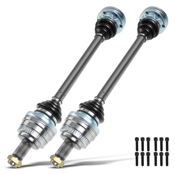 2-Pc CV Axle Shaft Assembly Rear Driver & Passenger A-Premium APCVA2225