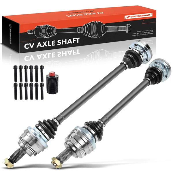2-Pc CV Axle Shaft Assembly Rear Driver & Passenger A-Premium APCVA1692