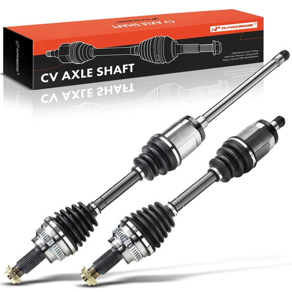 2-Pc CV Axle Shaft Assembly Front Driver & Passenger A-Premium APCVA1300