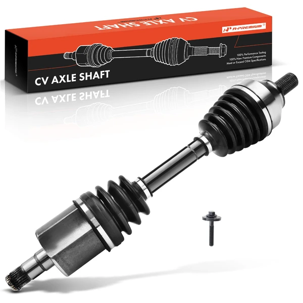 2004-2012 Volvo S40 1-Pc CV Axle Shaft Assembly Front Driver Side A-Premium APCVA1083