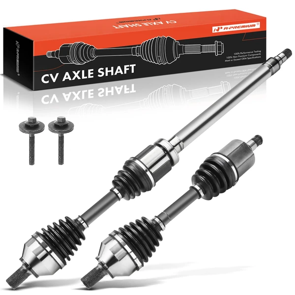2008-2013 Volvo C70 2-Pc CV Axle Shaft Assembly Front Driver & Passenger A-Premium APCVA1301