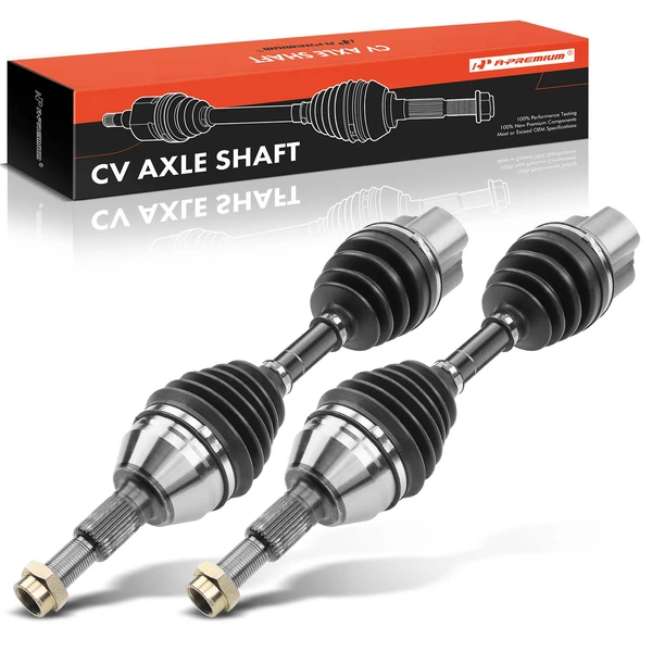 1999-2004 Oldsmobile Alero 2-Pc CV Axle Shaft Assembly Front Driver & Passenger A-Premium APCVA1215C