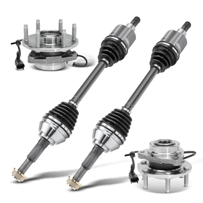 Front CV Axle Shaft + Hub Bearing