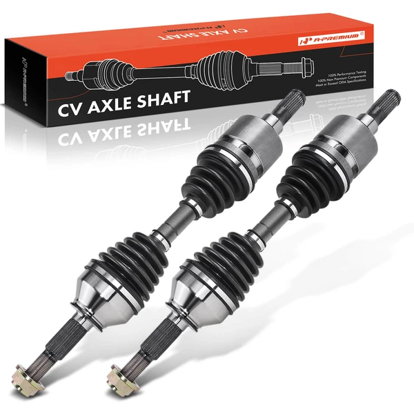 2004-2012 Chevrolet Colorado 2-Pc CV Axle Shaft Assembly Front Driver & Passenger A-Premium APCVA1223