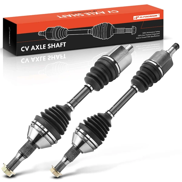 2-Pc CV Axle Shaft Assembly Front Driver & Passenger A-Premium APCVA1265