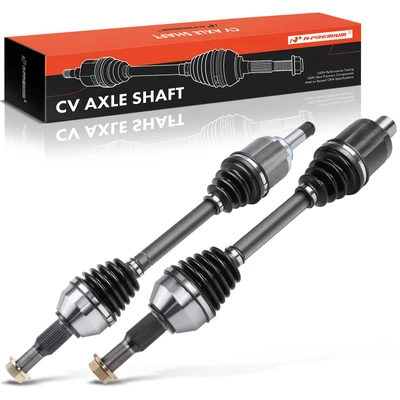 2 Pcs Front CV Axle Shaft Assembly